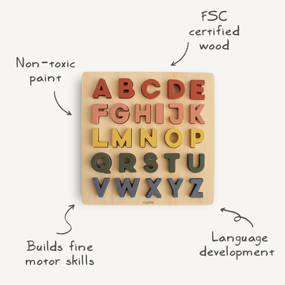 Wooden Shape Puzzle Set