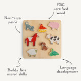 Wooden Shape Puzzle Set