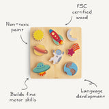 Wooden Shape Puzzle Set