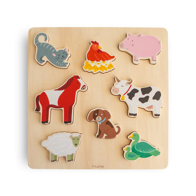 Wooden Shape Puzzle Set