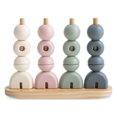 Wooden Shape Sorting Stacker