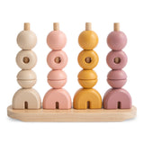 Wooden Shape Sorting Stacker