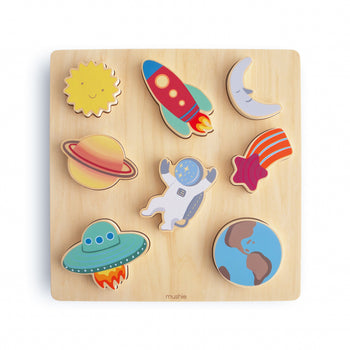 Wooden Shape Puzzle Set