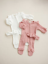 Waffle Knit Set – Timeless Comfort for New Beginnings
