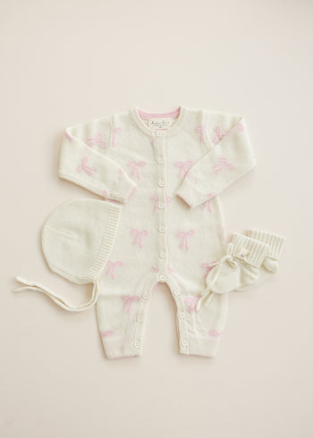 Luna + Luca Bow Cashmere Luxxe Set