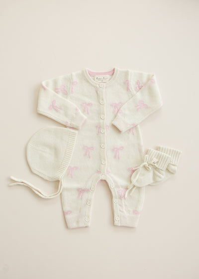 Luna + Luca Bow Cashmere Luxxe Set