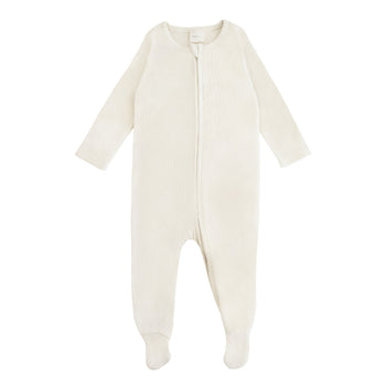 Organic Cotton Baby Footed Pajamas – Soft Zipper Sleepwear for Newborns & Toddlers