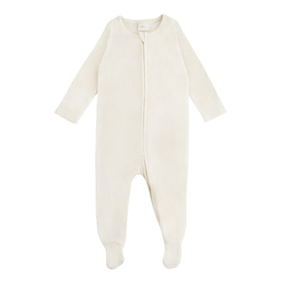 Organic Cotton Baby Footed Pajamas – Soft Zipper Sleepwear for Newborns & Toddlers
