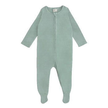 Organic Cotton Baby Footed Pajamas – Soft Zipper Sleepwear for Newborns & Toddlers