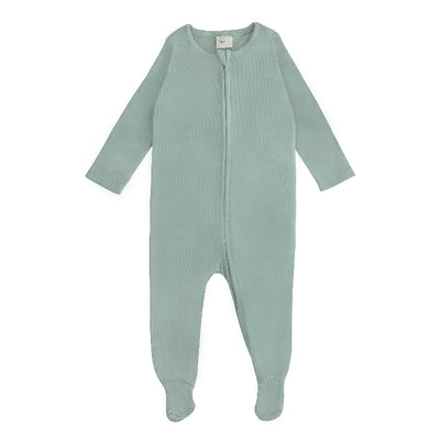 Organic Cotton Baby Footed Pajamas – Soft Zipper Sleepwear for Newborns & Toddlers