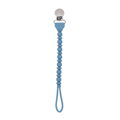 Sweetie Strap™ Silicone Pacifier Clip – Toast Beaded Design