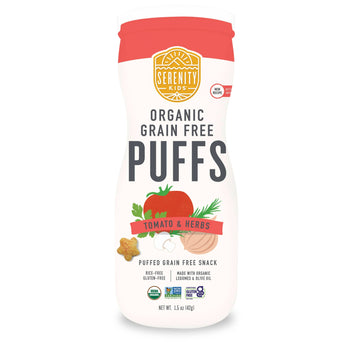 Tomato & Herbs Organic Grain Free Puffs 6+Month