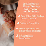 Earth Mama Sweet Orange Baby Lotion – Comforting Moisture with a Citrus Twist
