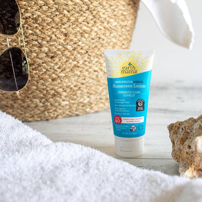 Earth Mama Uber-Sensitive Mineral Sunscreen Lotion SPF 40