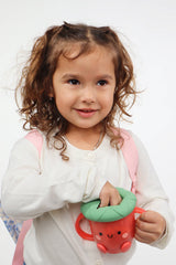 Itzy Snack Cup – Strawberry Silicone Snack Container