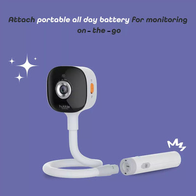 Hubble Connected GoBaby AI Portable Pro Baby Monitor