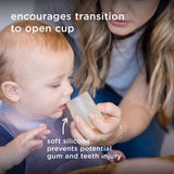 Olababy First Cup – 2oz Silicone Open Training Cup for Babies 6 Months+ (1-Pack or 2-Pack)