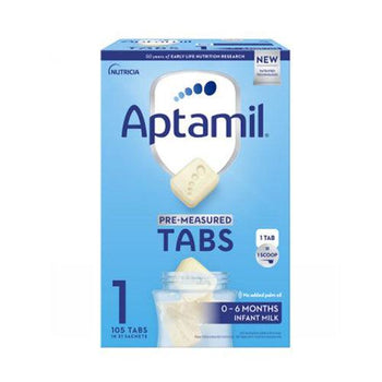Aptamil stage1 Tabs, 105 tablets in 21 sachets. - Euromallusa