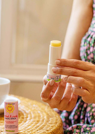 California Baby Calming Aroma Stick – Chamomile & Tangerine Essential Oil Balm
