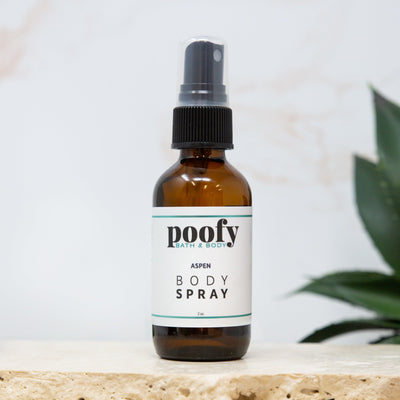 Poofy Organics ASPEN Body Spray, 2 oz