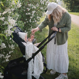 Mushie Organic Cotton Muslin Swaddle Blanket