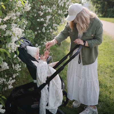 Mushie Organic Cotton Muslin Swaddle Blanket