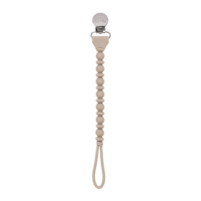 Sweetie Strap™ Silicone Pacifier Clip – Rosewood Beaded Design