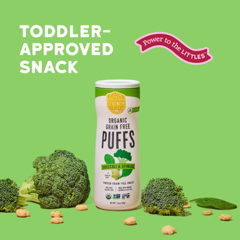 Broccoli & Spinach Organic Grain Free Puffs 6+Month