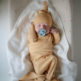 Mushie Organic Cotton Hooded Baby Towel – Soft & Absorbent Bath Towel