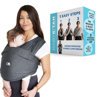 Active Yoga Baby Carrier | Heather Black