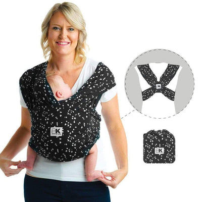 Baby K'tan Print Baby Carrier | Sweetheart Black