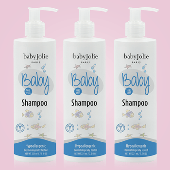 Baby Jolie Tear-Free Baby Shampoo – 3 Pack (7.5 oz / 221 ml Each)