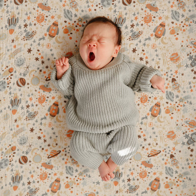 Chunky Knit Baby Beanie – Organic Cotton