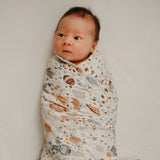 Mushie Organic Cotton Muslin Swaddle Blanket