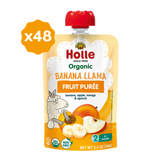 Holle Baby Food Pouches - Organic Fruit Puree - Banana Llama