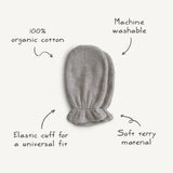 Organic Cotton Baby Bath Mitt – Soft & Absorbent Wash Mitt