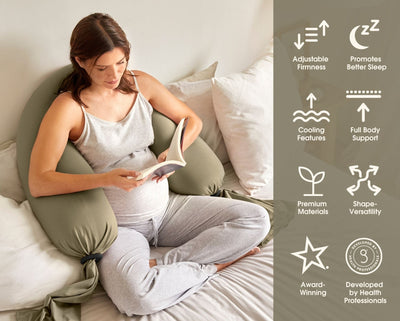 Pregnancy Pillow - Dusty Olive