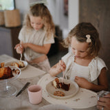 Mushie Round Dinnerware Plates – Non-Toxic Baby Plate Set