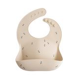 Mushie Silicone Baby Bib – Adjustable Catch-All Bib
