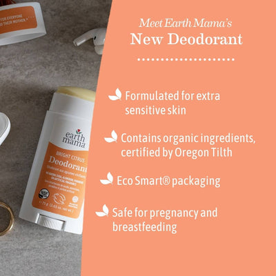 Earth Mama Bright Citrus Deodorant – A Zesty Boost for Happy Pits