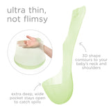 Olababy Silicone Baby Bib with Food Catcher Pocket – Waterproof, Adjustable, 6 Months+ (1-Pack or 2-Pack)