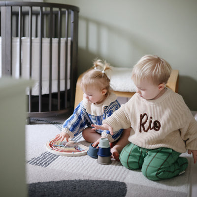 Mushie Stacking Cups Toy – Rundetårn Stacking Tower for Toddlers