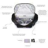 Luli Bebe Signature Diaper Bag – Ebony Black