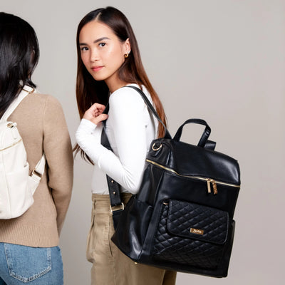 Luli Bebe Signature Diaper Bag – Ebony Black