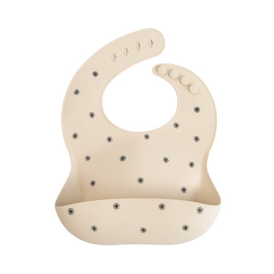 Mushie Silicone Baby Bib – Adjustable Catch-All Bib