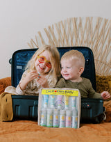 California Baby Plant-Based Baby Travel Kit – Organic Bath & Skincare Set with Reusable Travel Caddy