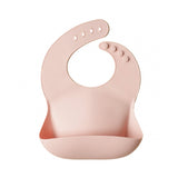 Mushie Silicone Baby Bib – Adjustable Catch-All Bib