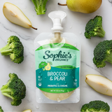 Green Dream Organic Broccoli, Pear & Apple Puree Pouches (6-Pack)