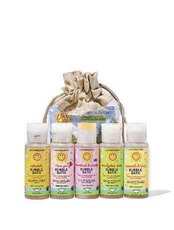 California Baby Bubble Bath Sample Pack – Gentle Plant-Based Bubbles for Sensitive Skin