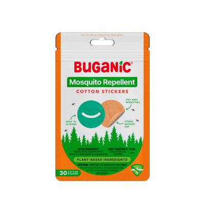Buganic® Mosquito Repellent Cotton Stickers – DEET-Free Outdoor Protection